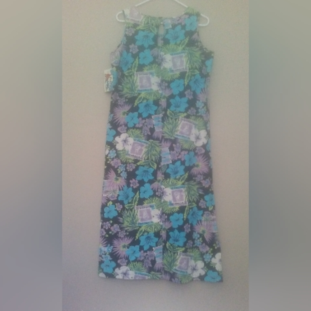 Pearl Head Bay Linen Blend Tropical Floral Dress - Picture 6 of 10